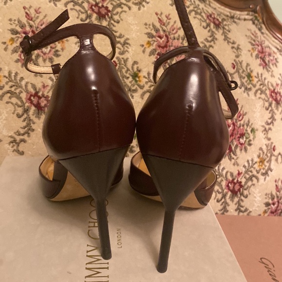 Burgundy  shoes with black heels . Phillip Lim made in Italy - Picture 8 of 11